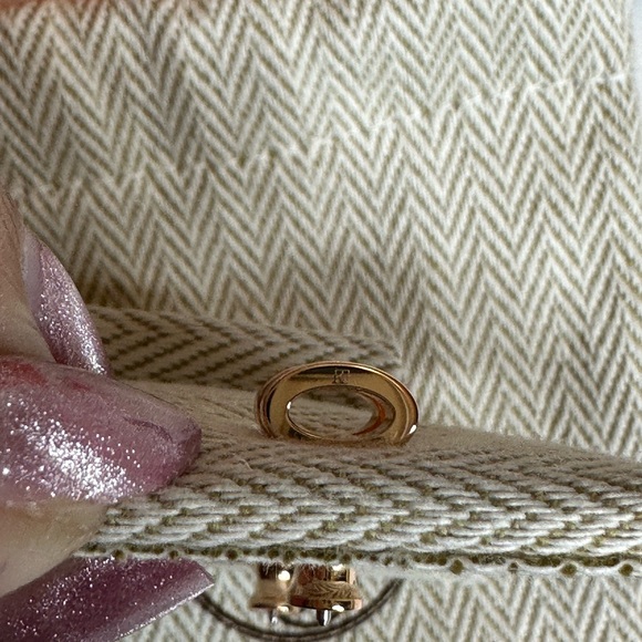 Hermès MINI POP H ROSE DRAGÈE EARRINGS ROSE GOLD PLATED - Picture 5 of 8